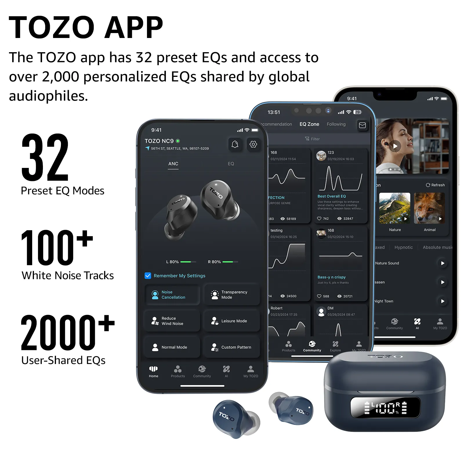 TOZO NC9 Upgraded Wireless Earbuds - Image 14