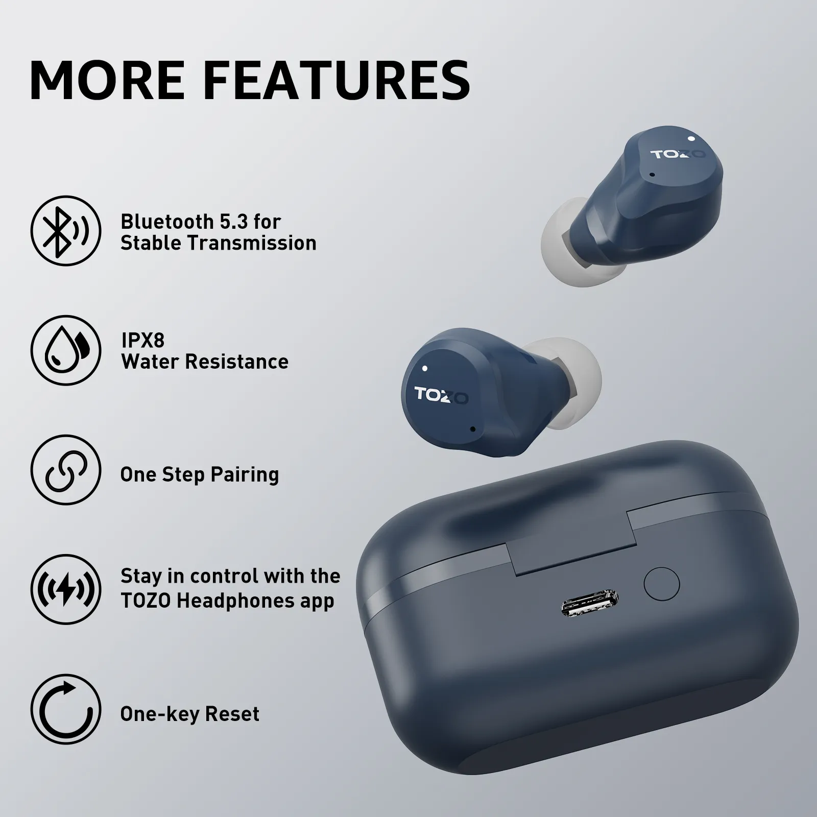TOZO NC9 Upgraded Wireless Earbuds - Image 18