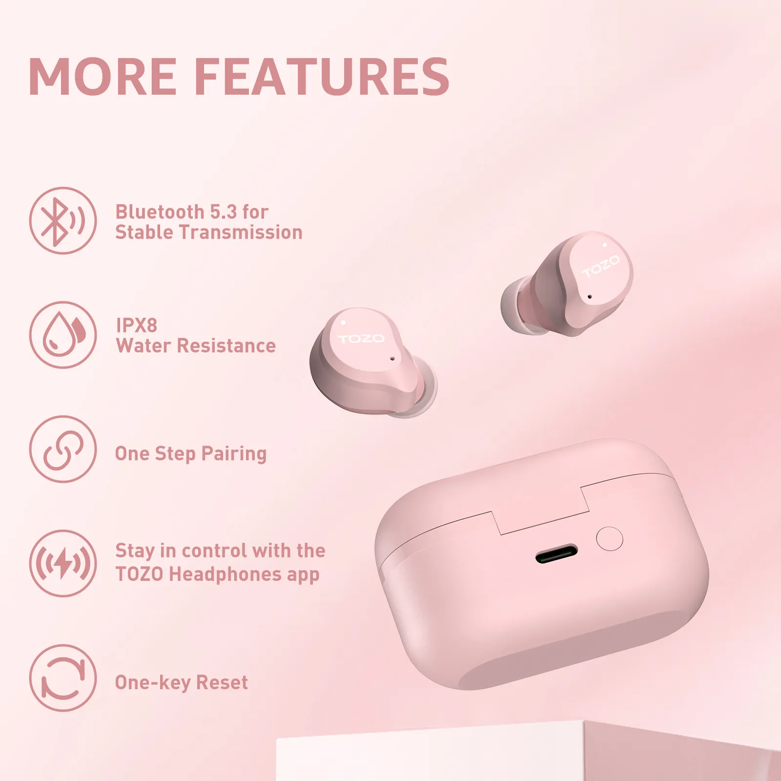 TOZO NC9 Upgraded Wireless Earbuds - Image 33