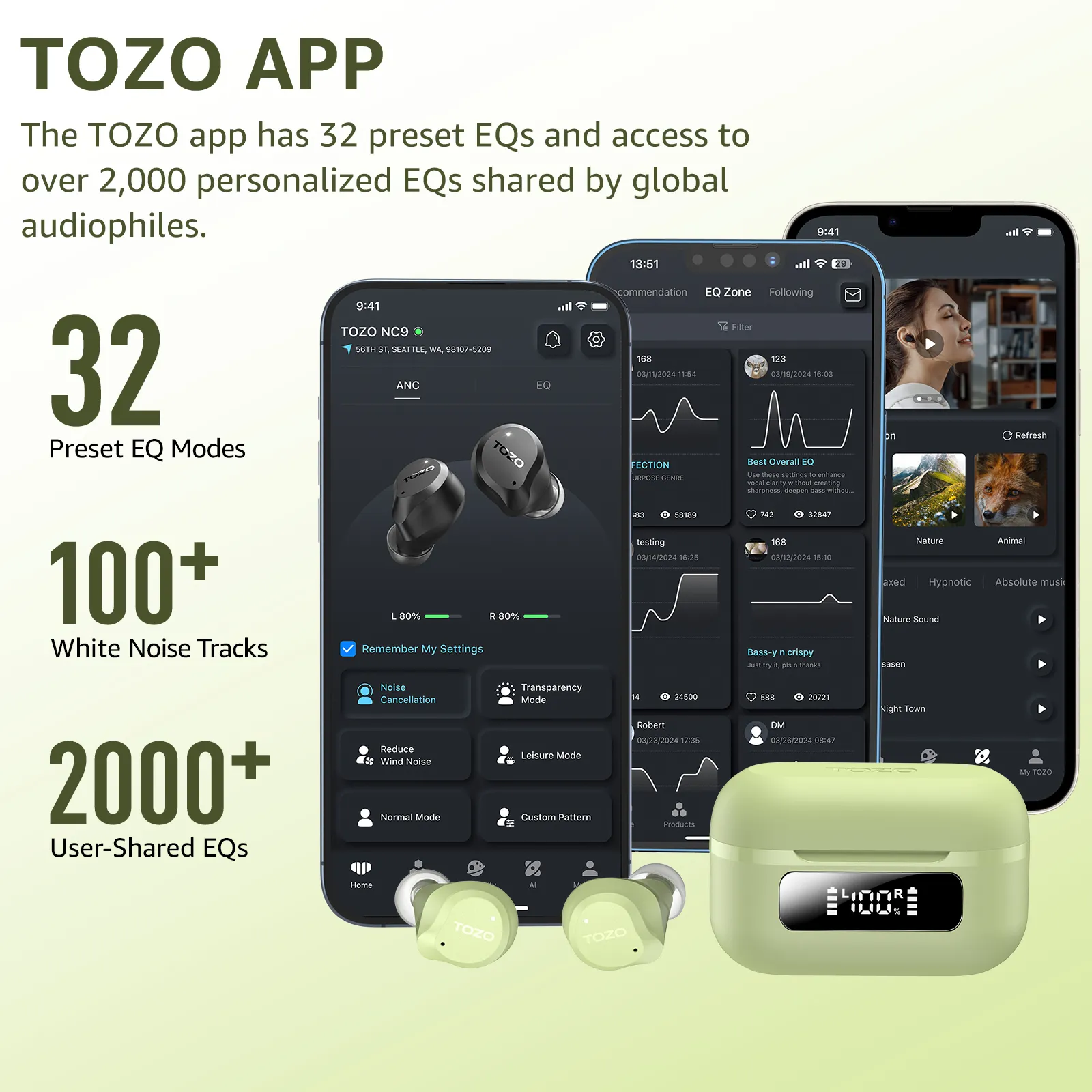 TOZO NC9 Upgraded Wireless Earbuds - Image 43