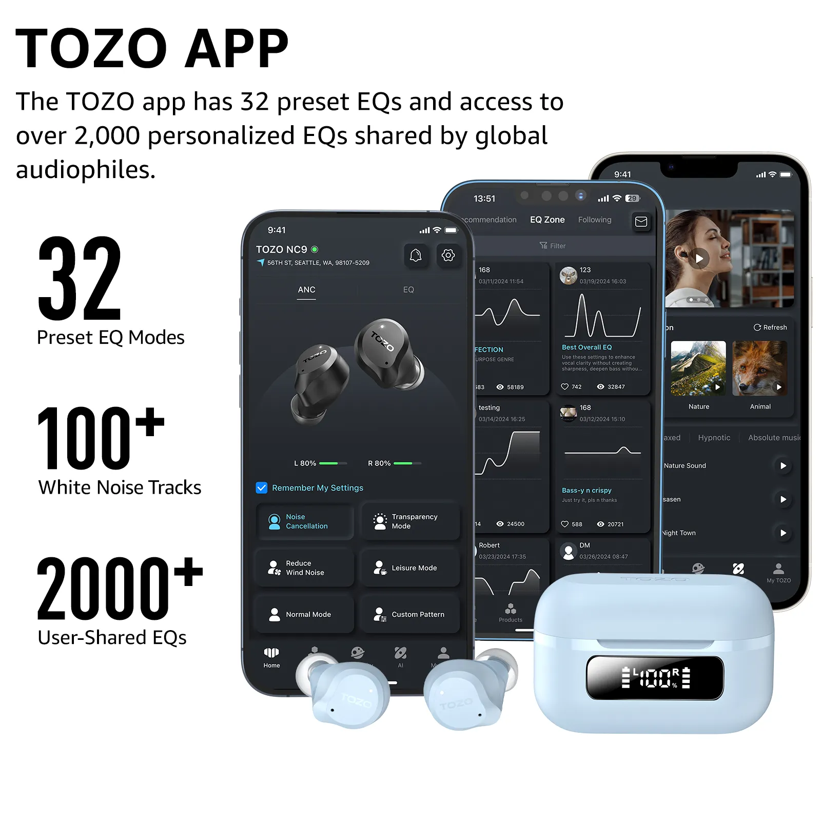 TOZO NC9 Upgraded Wireless Earbuds - Image 50