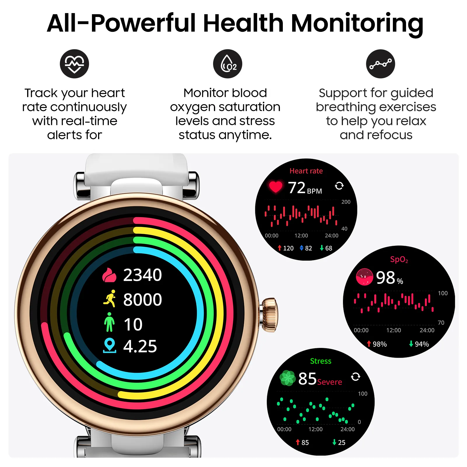 TOZO S8 Aura Smartwatch - Image 5