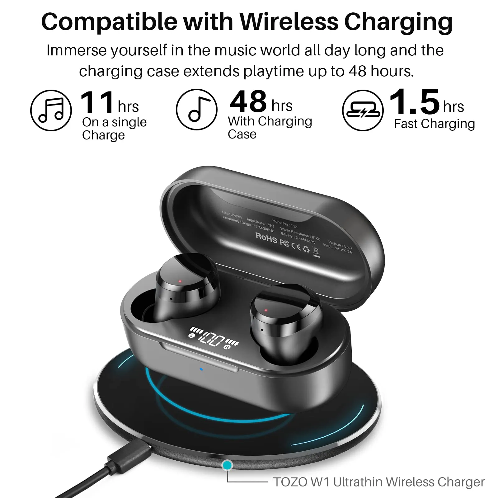 TOZO T12 - Image 4