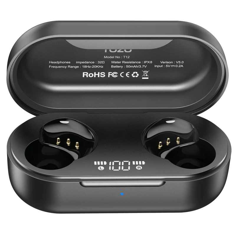 TOZO T12 Earbuds Charging Case