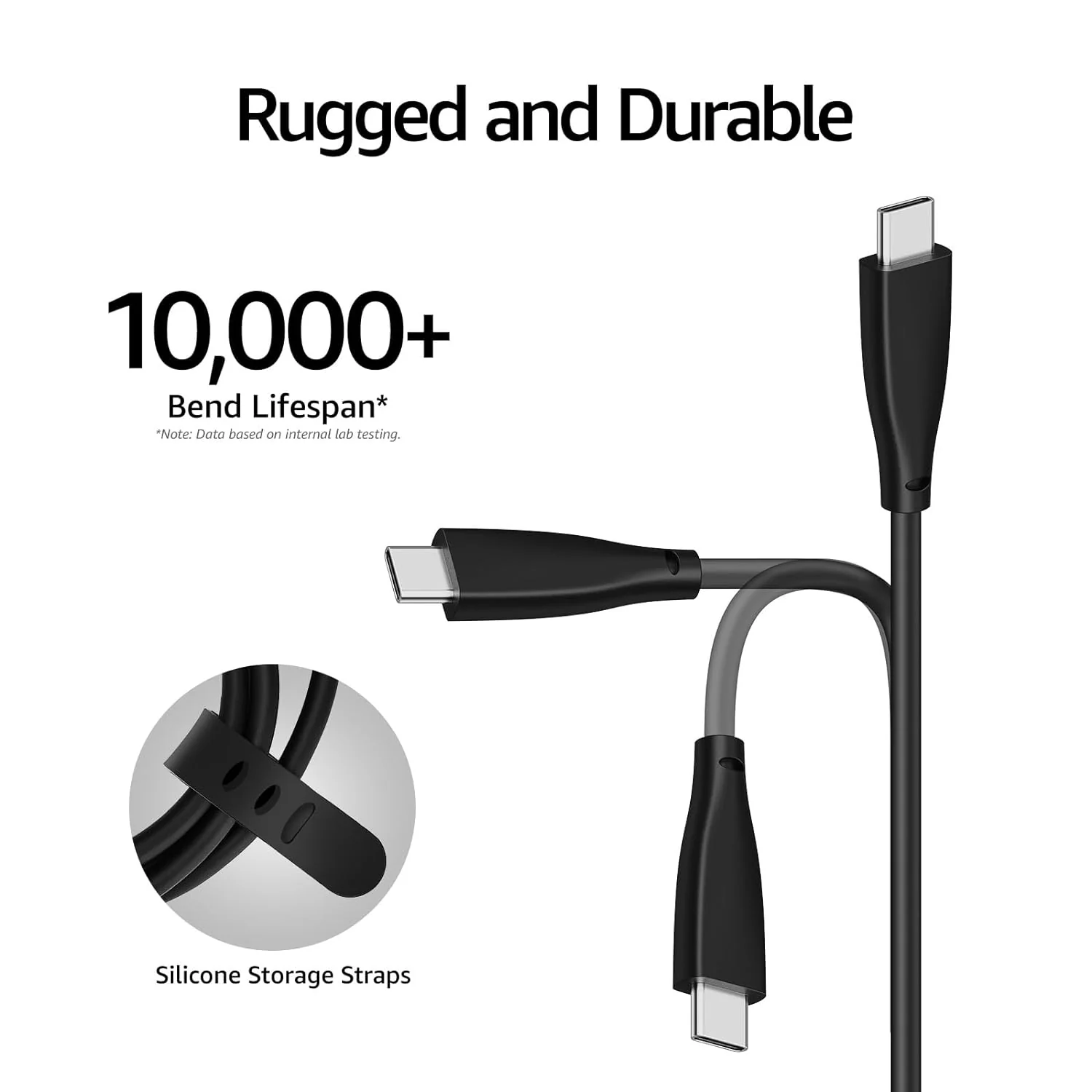 TOZO USB-C to USB-A Charging Cable - Image 4