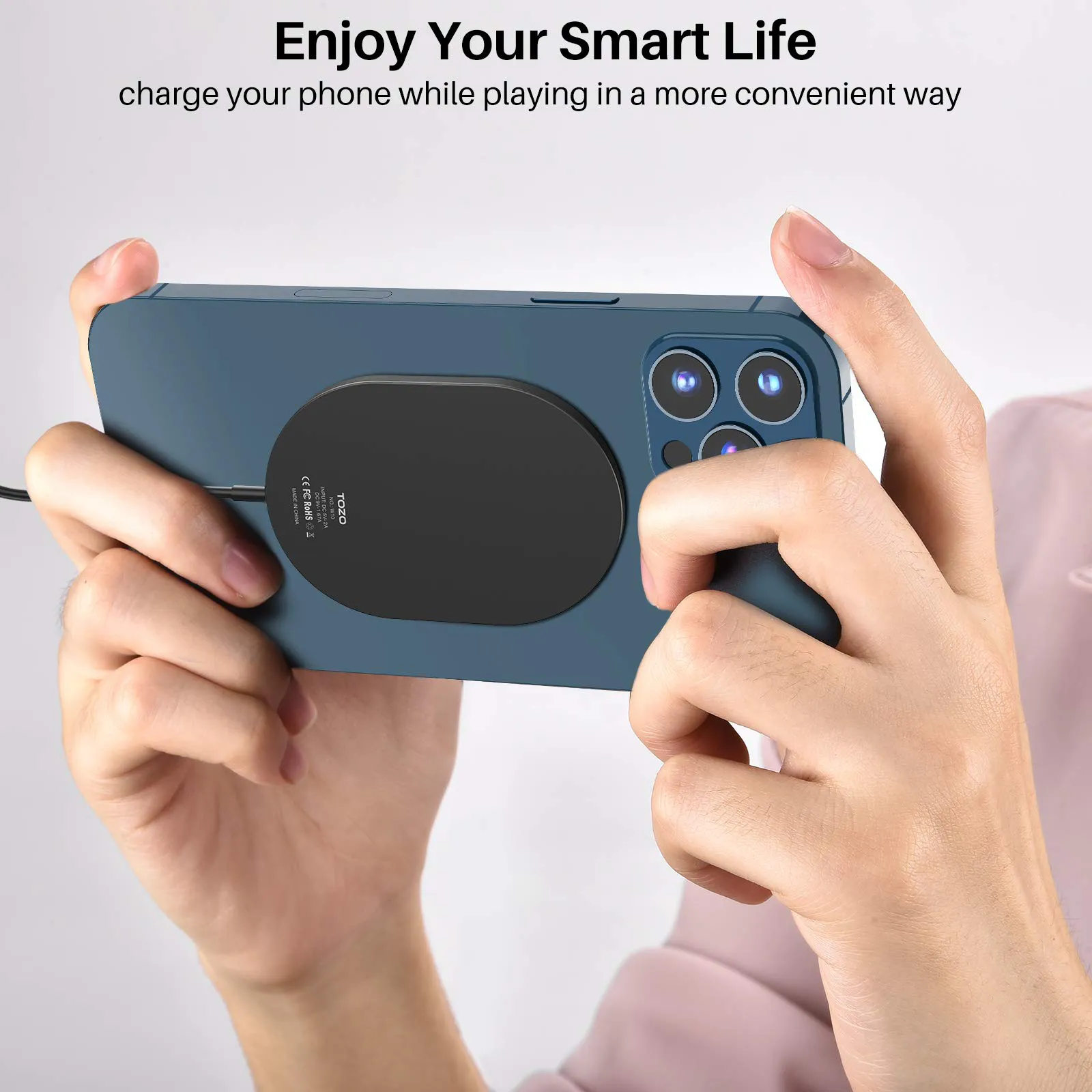 TOZO W10 Magnets Wireless Charger - Image 3