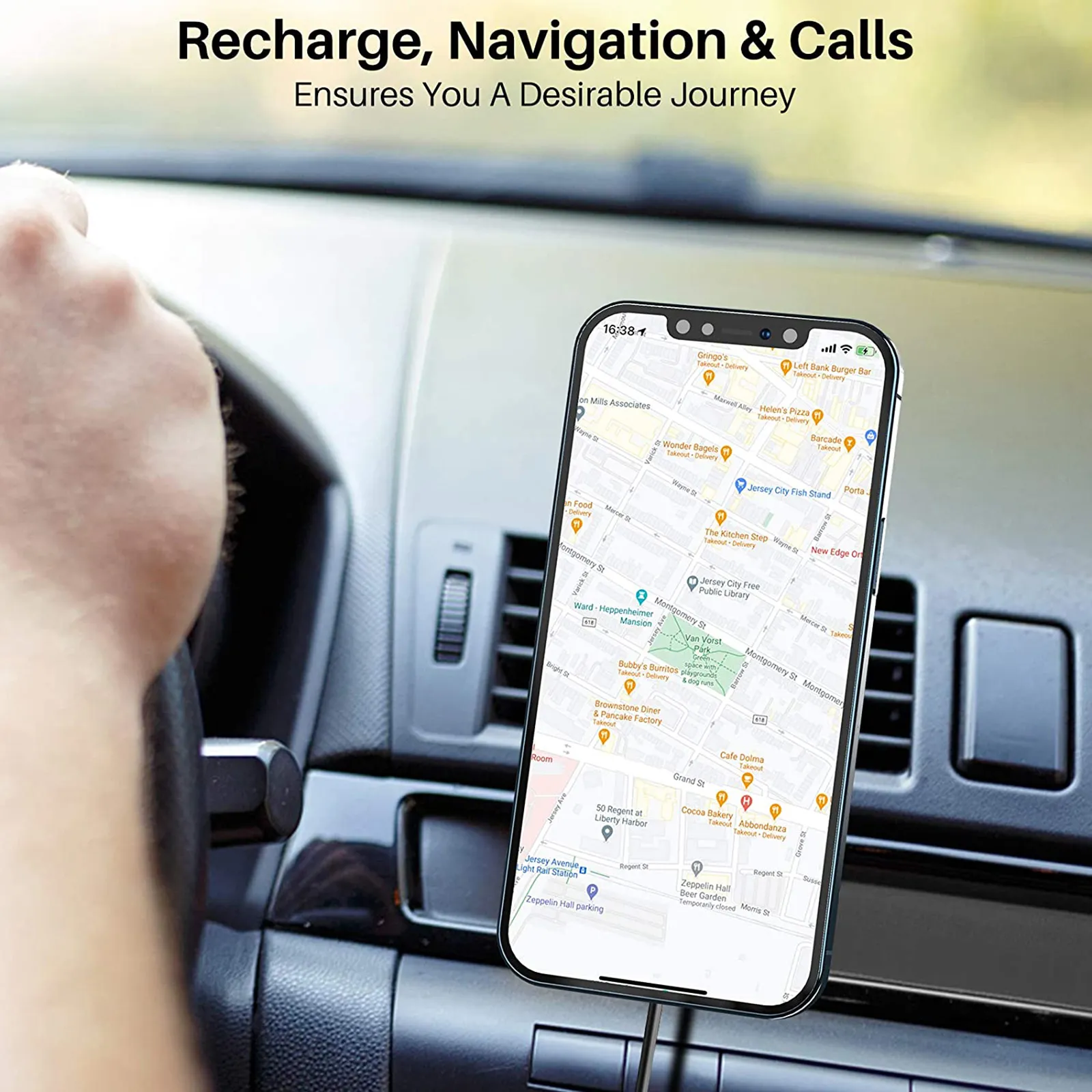 TOZO W8 Wireless Car Charger - Image 4