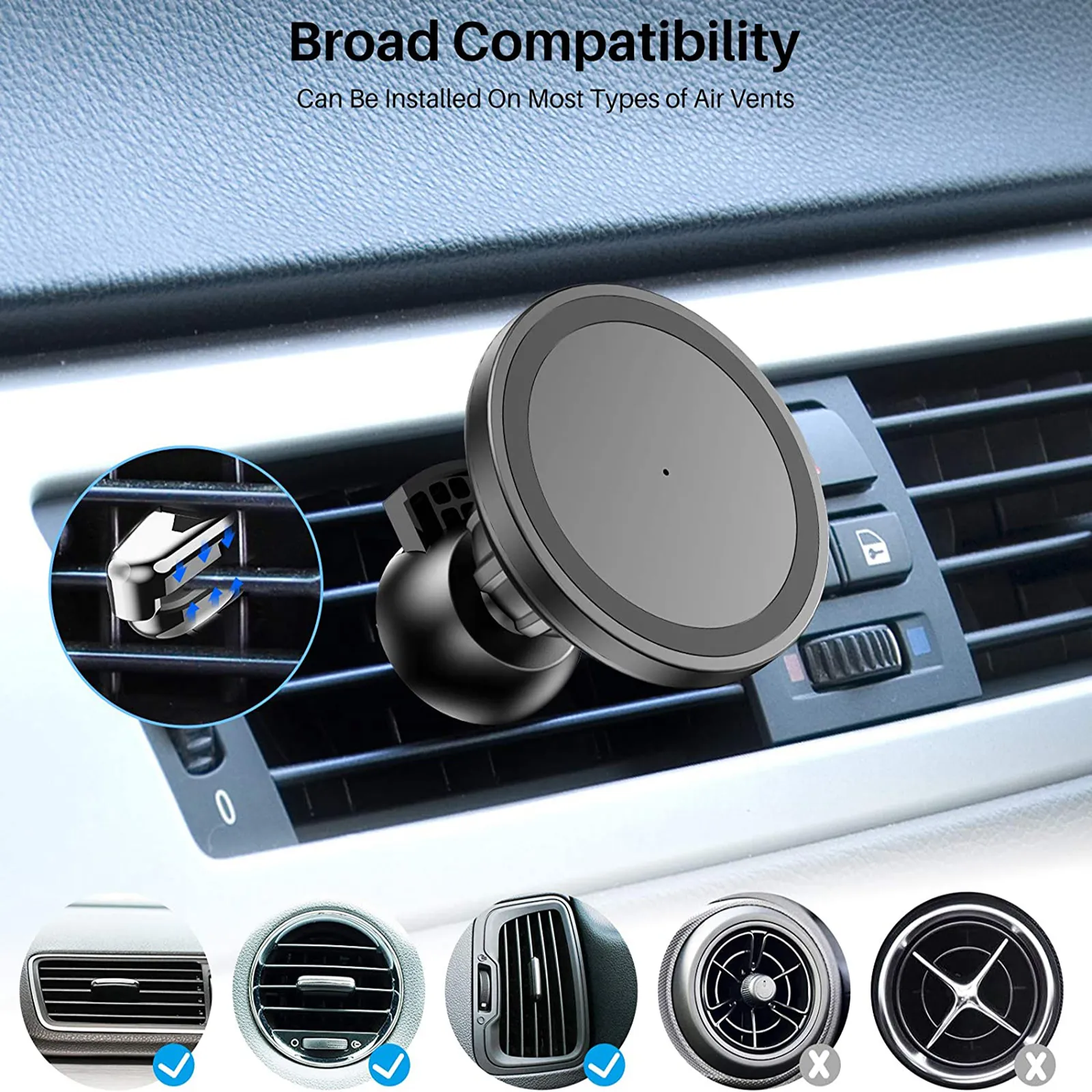 TOZO W8 Wireless Car Charger - Image 6